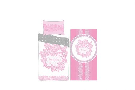 Комплект постельного белья розовый