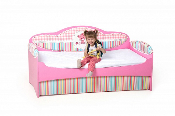 Диван-кровать  "MIA" Розовая