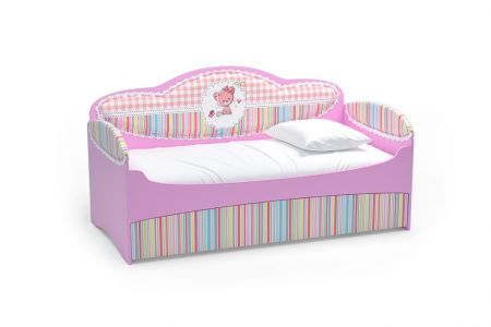 Диван-кровать  "MIA" Розовая 180х90